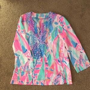 Never worn Lilly Silk Top!